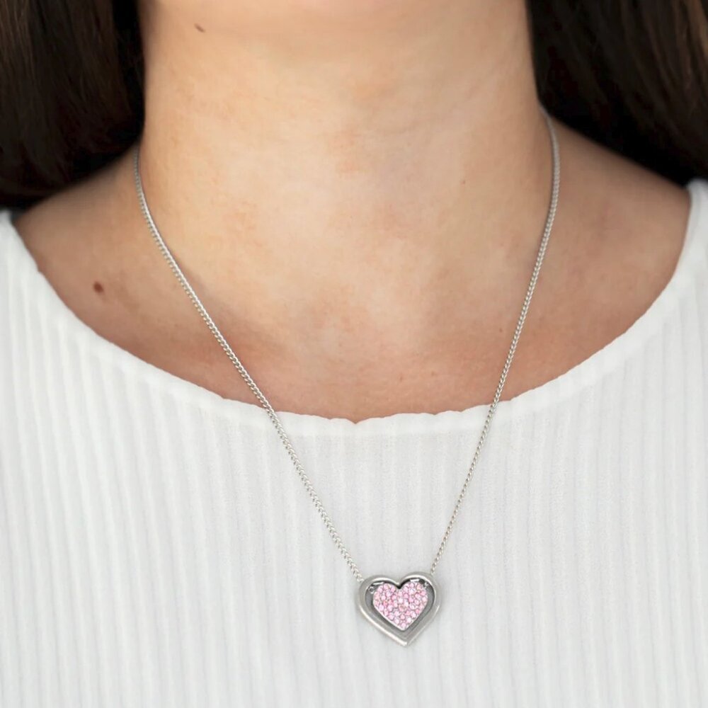 Paparazzi Jewelry Accessories - Game, Set, MATCHMAKER - Pink Necklace - Vintage
